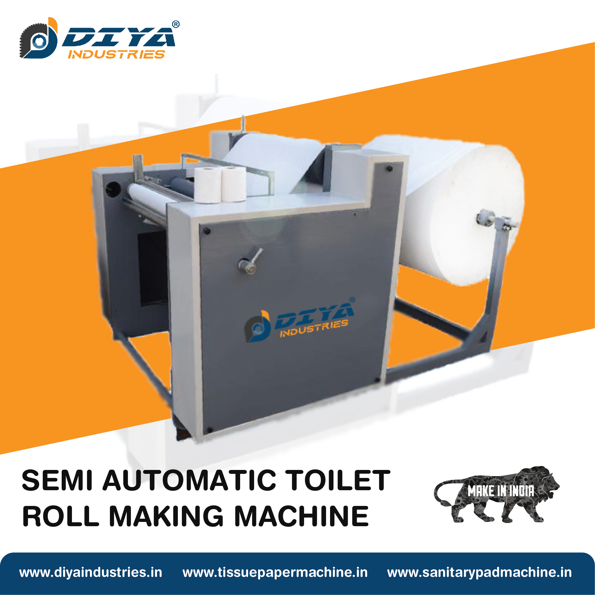 Semi Automatic Toilet Roll Making Machine-01